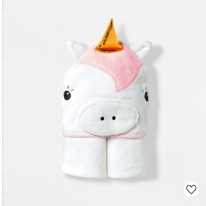 Baby Unicorn Hooded Towel - Cloud Island™ White.